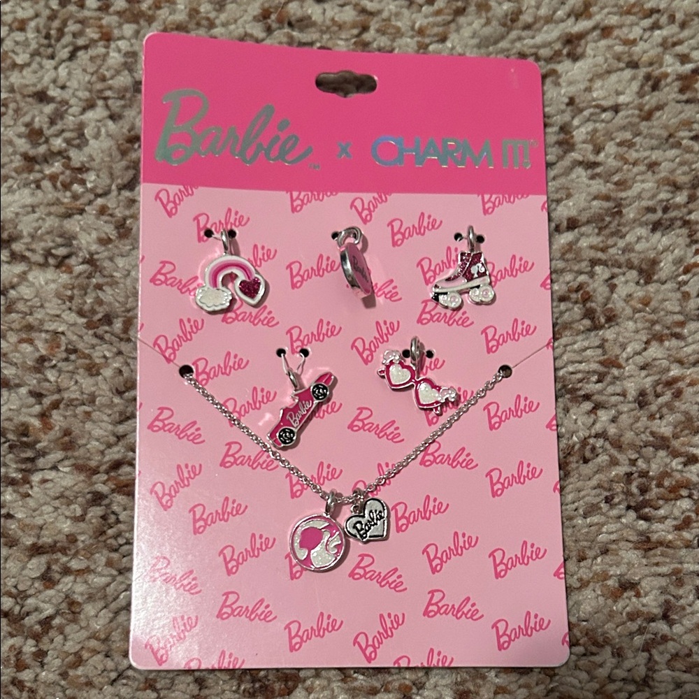 Brand new! Barbie- 7 charm , charm necklace